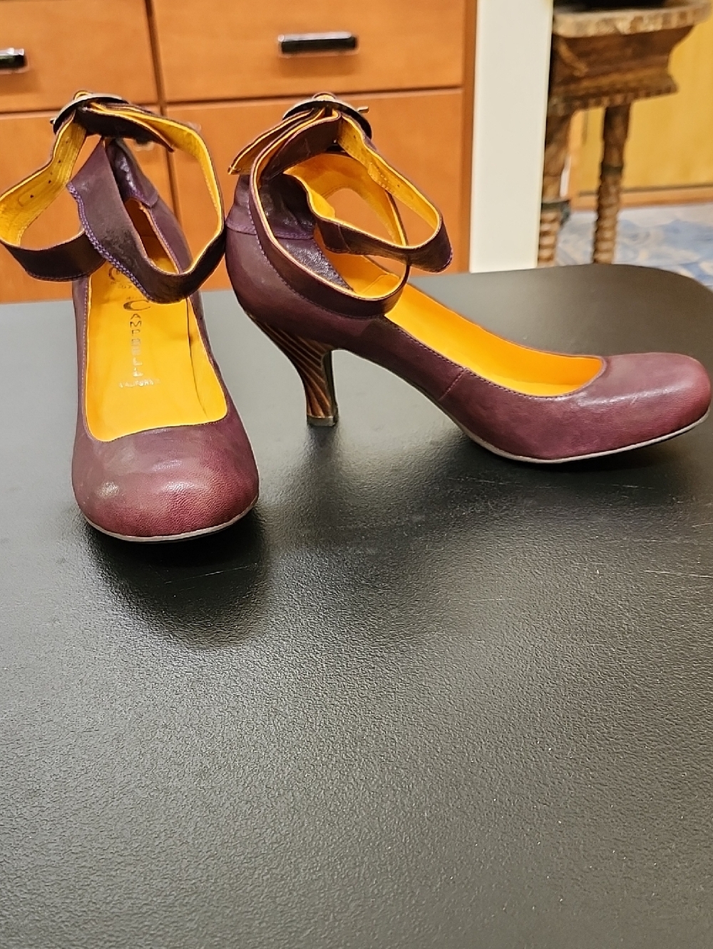 Jeffrey Campbell Edson 2 - Leather Ankle-Strap Cuban Heels
